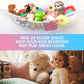 2 Pack Large Stuffed Animals Hammock for Room Organization and Toy Storage 70 inch