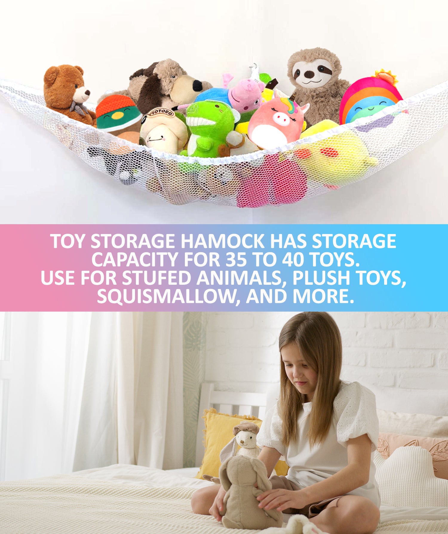 Toy hotsell storage hammock