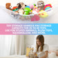 Stuffed Animals Hammock for Room Organization and Toy Storage 70 inch