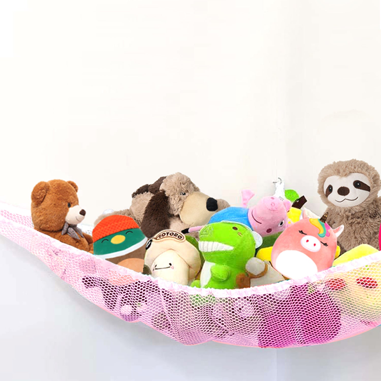 stuffed animal hammock  toy storage solution